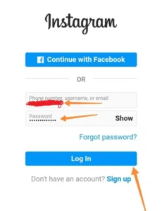 Login With Insta Account